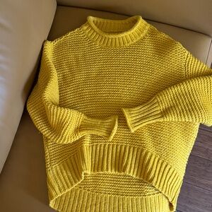 Lou & Grey Vibrant Gold Knit Sweater